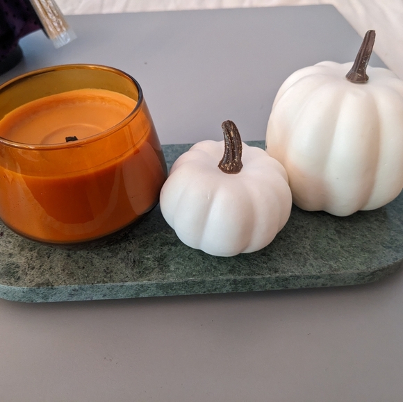 NATURAL STONE Jade Colored Oval Footed Display trivet tray Italian tile - Picture 2 of 8